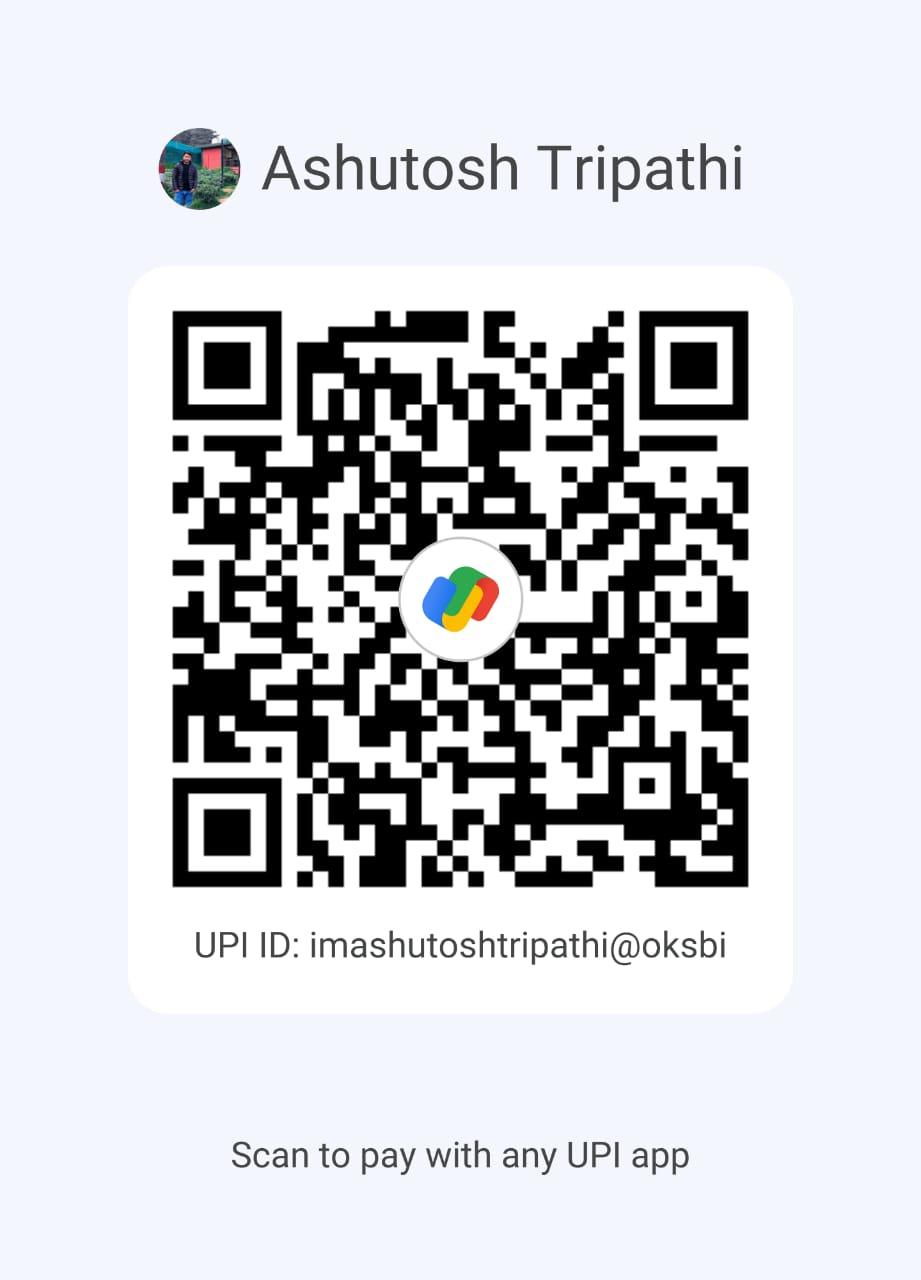 UPI QR Code — Acharya Ashutosh Tripathi